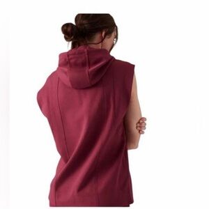 Athleta Sundown Sweatshirt Tank Hoodie